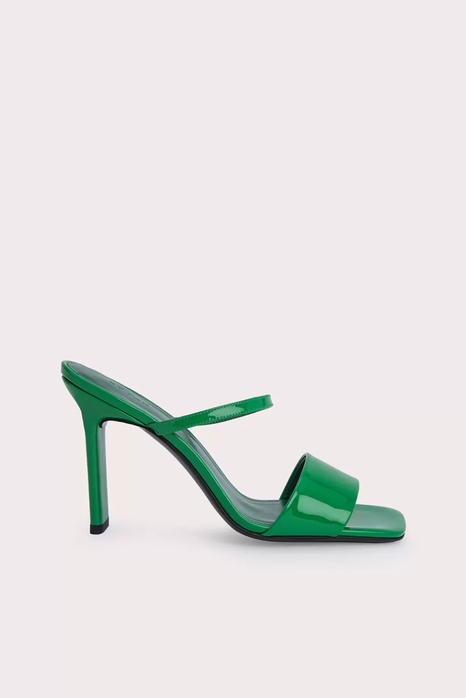 Cheap Ada Green Patent Leather Women Shoes