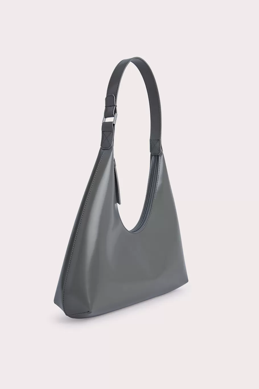 Store Amber Cement Semi Patent Leather Women Bags