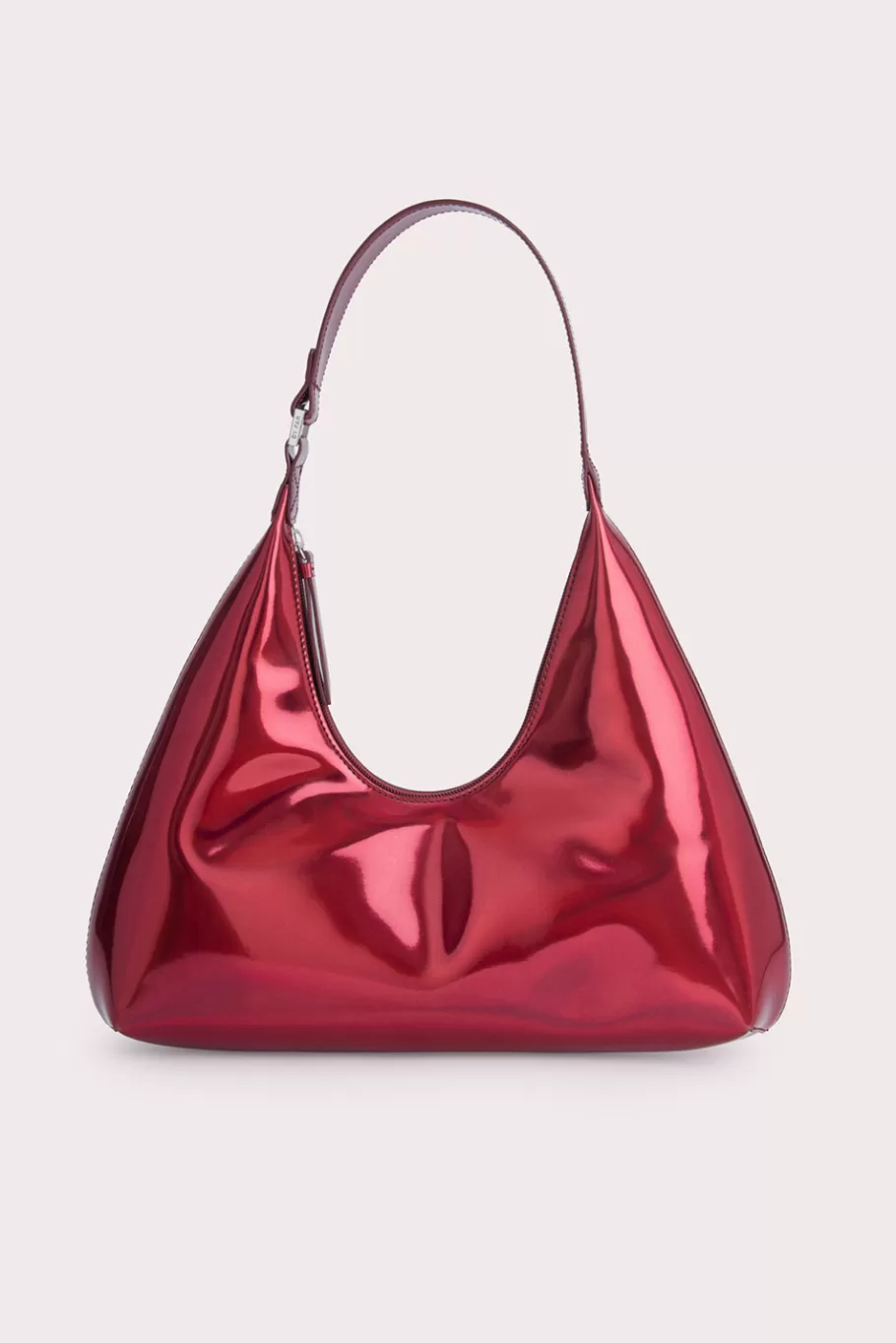 Hot Amber Red Iridescent Lac Women Shoulder Bags