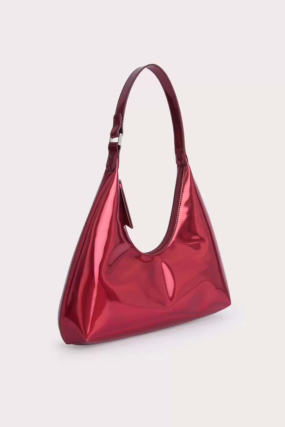 Hot Amber Red Iridescent Lac Women Shoulder Bags