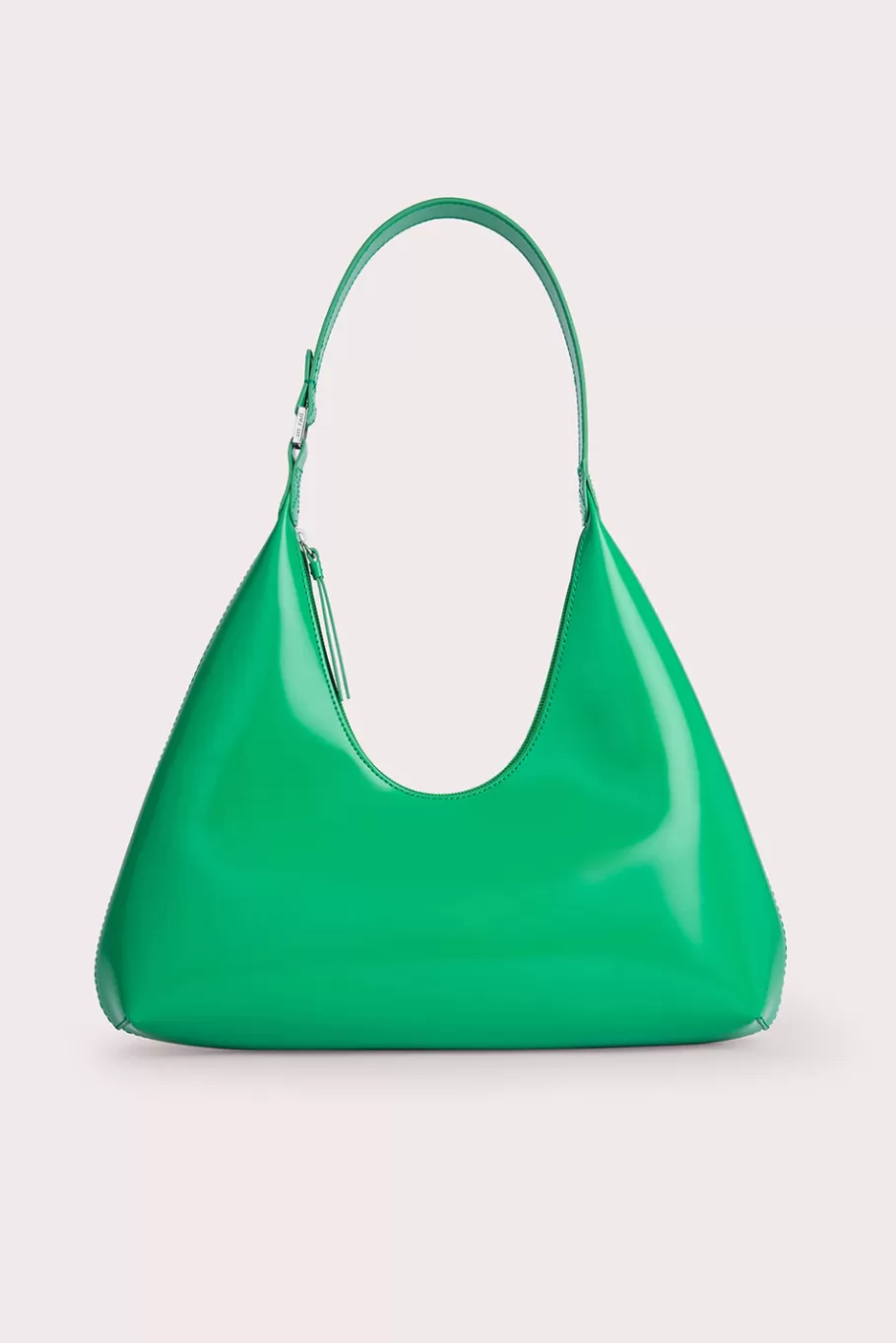 Online Amber Super Green Semi Patent Leather Women Bags