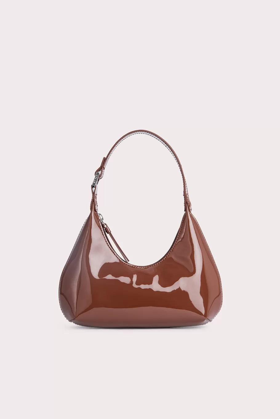 New Baby Amber Chocolate Patent Leather Women Bags