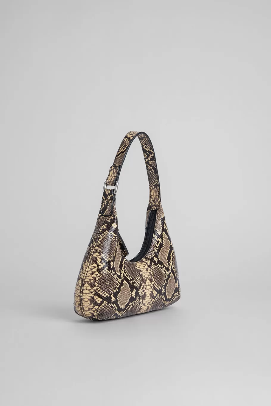 Discount Baby Amber Mocha Snake Print Leather Women Bags