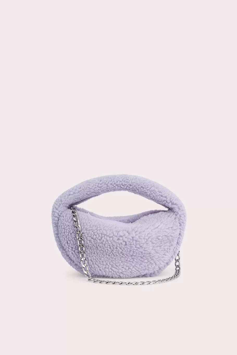 Shop Baby Cush Lilac Shearling Women Bags