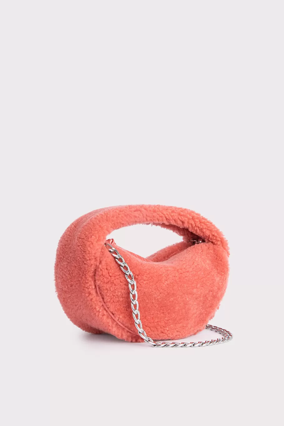 Outlet Baby Cush Salmon Shearling Women Bags