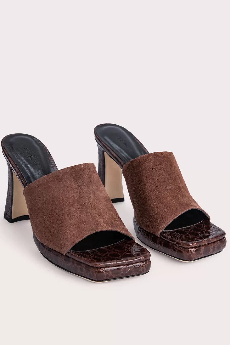 Shop Beliz Sequoia Croco And Suede Leather Women Shoes