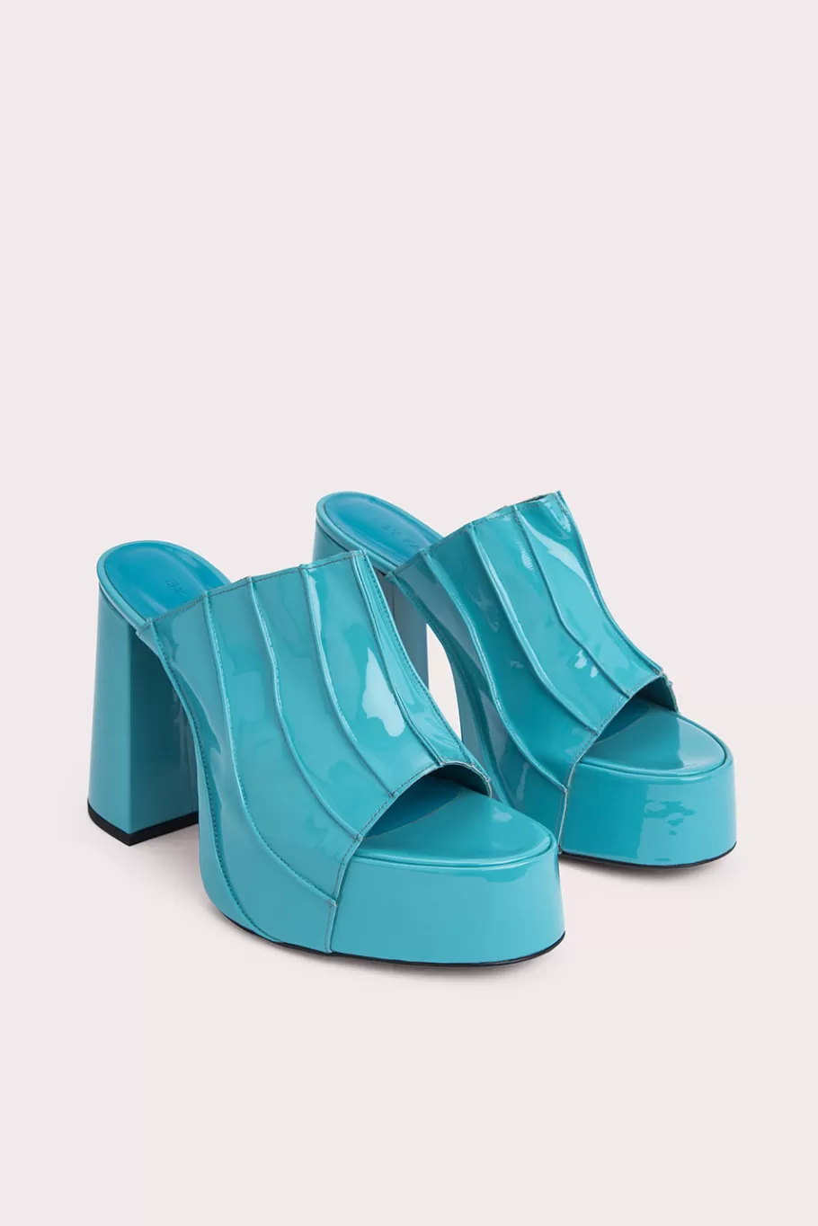 Online Brad Aquamarine Patent Leather Women Shoes