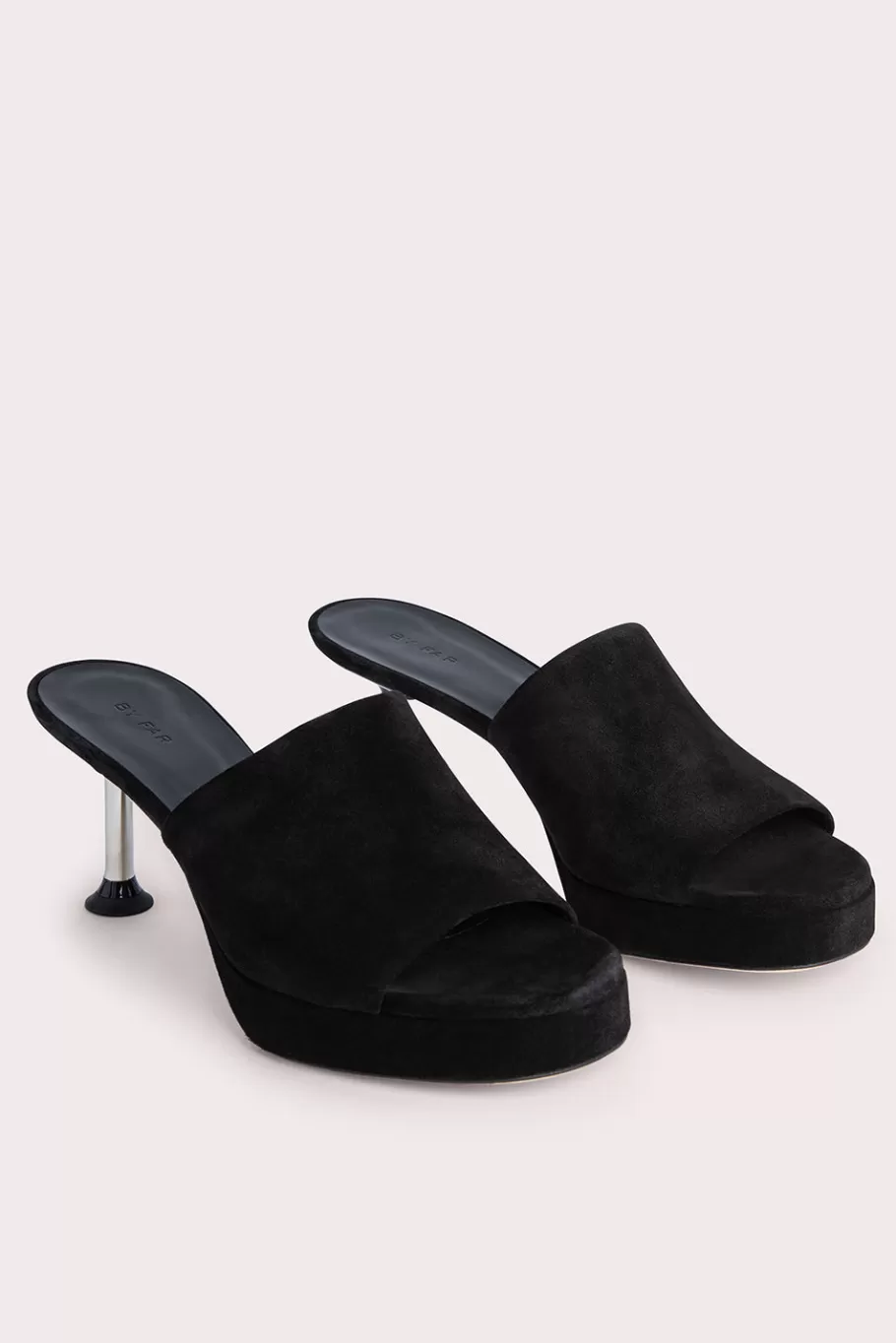 Best Cala Black Suede Leather Women Shoes