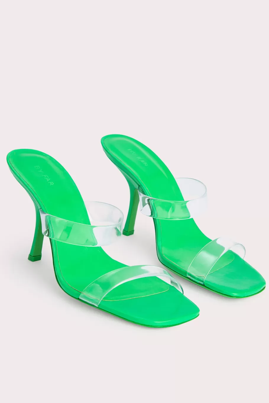 Discount Clara Super Green Gloss Leather Women Shoes