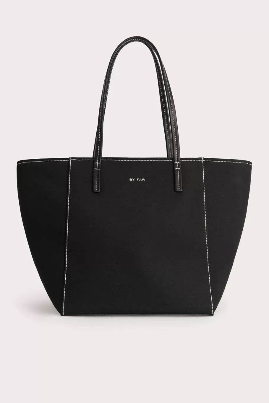 Best Club Tote Black Canvas And Nappa Leather Women Bags