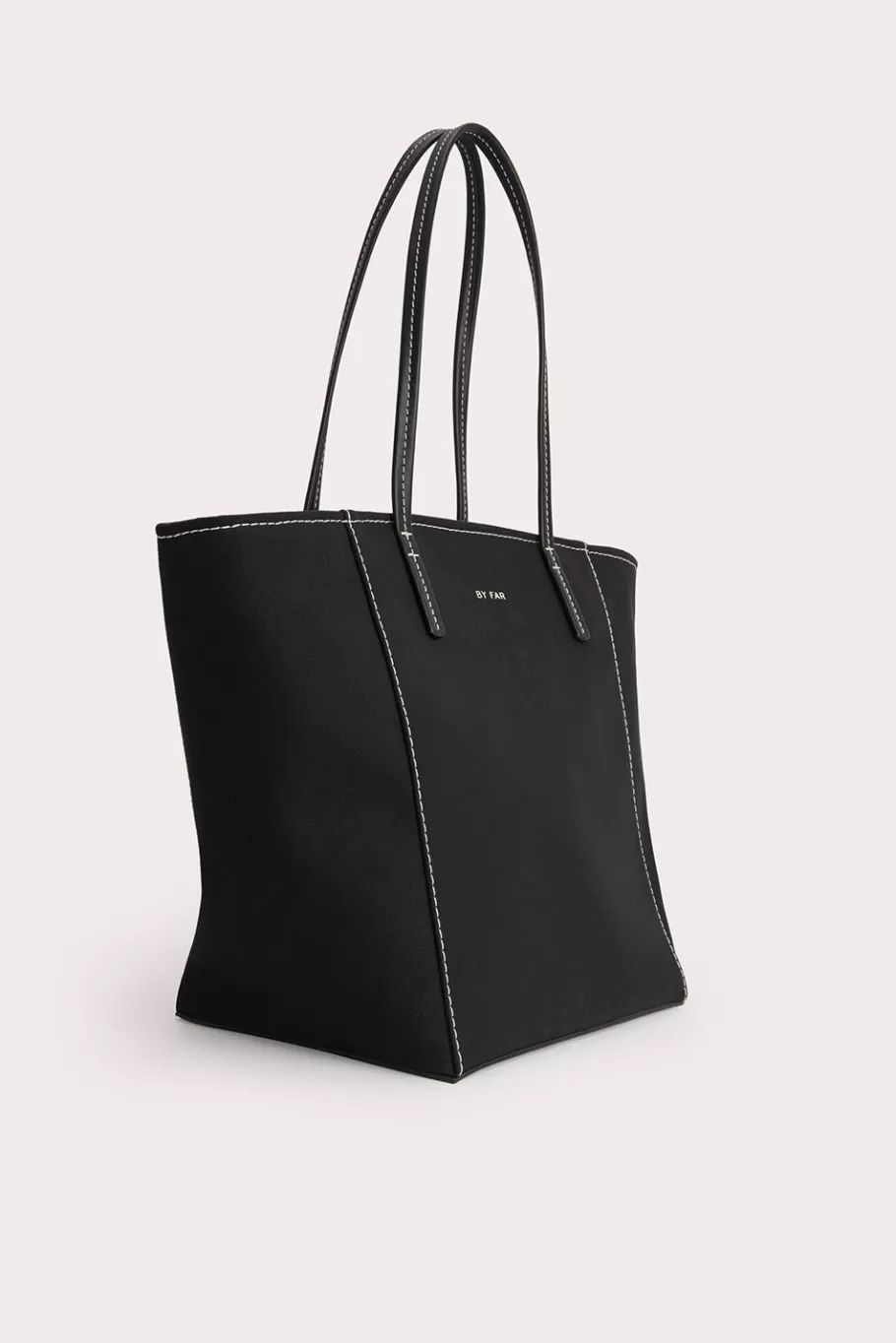 Best Club Tote Black Canvas And Nappa Leather Women Bags