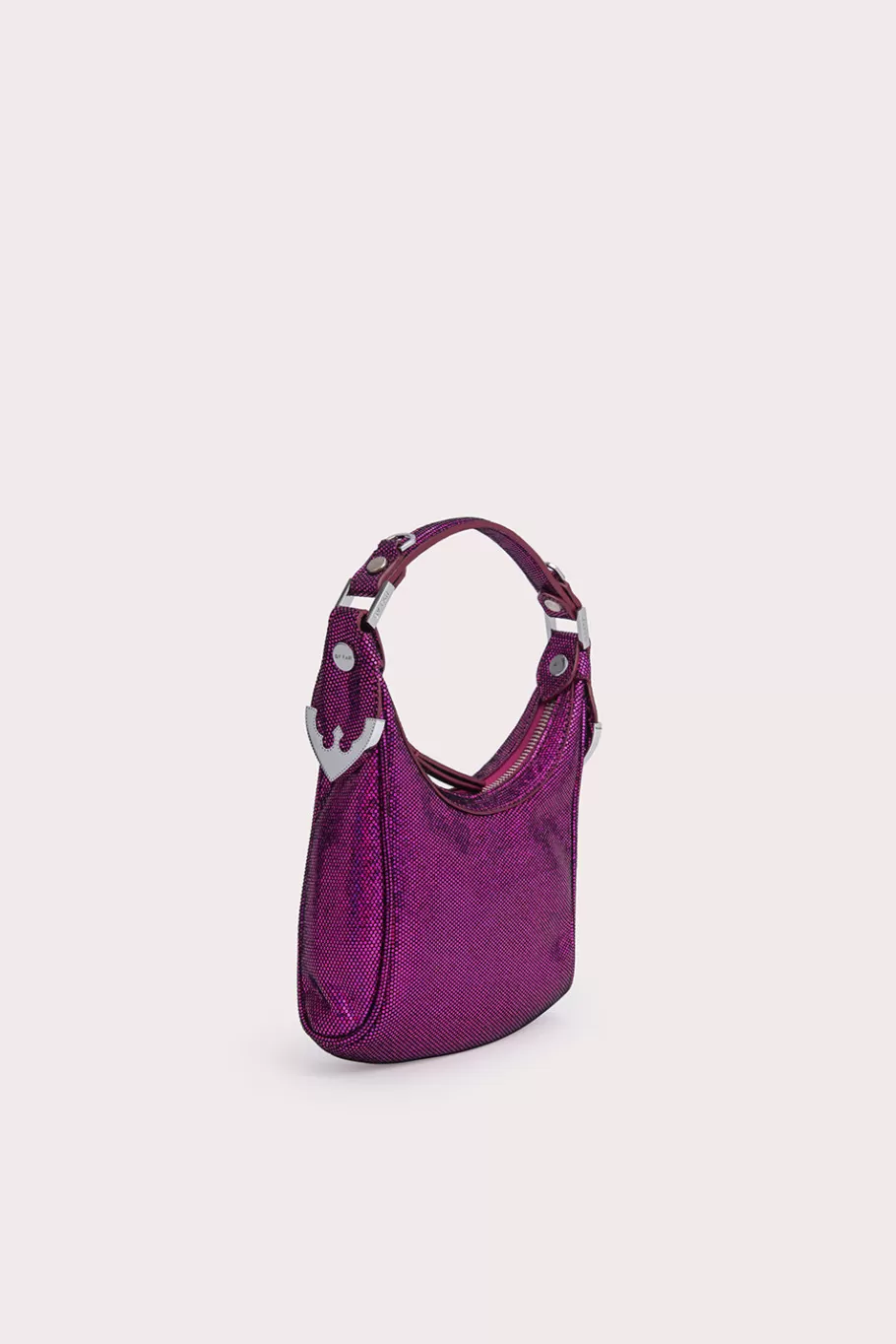 Outlet Cosmo Fuchsia Disco Dot Leather Women Bags