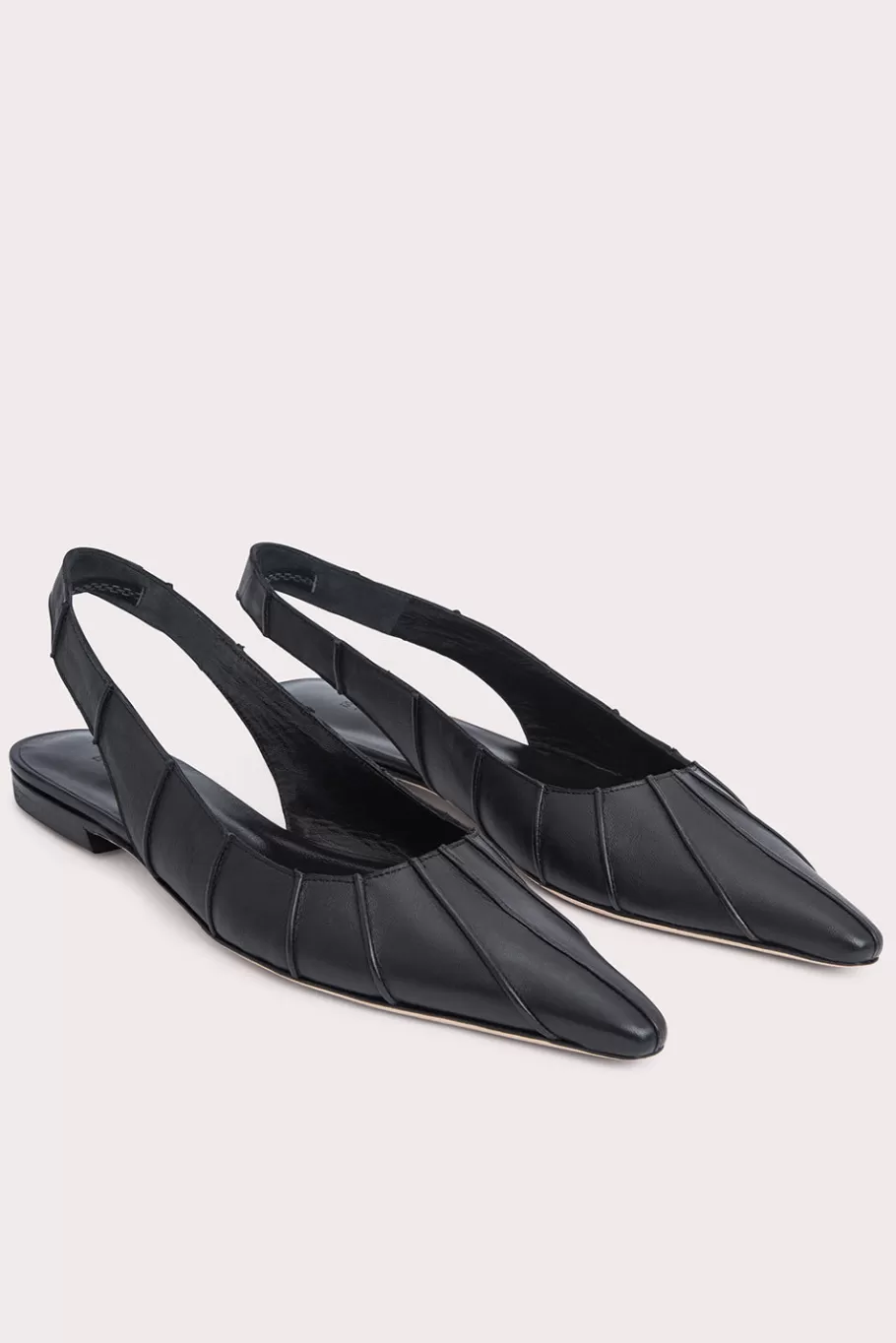 New Cyd Black Nappa Leather Women Shoes