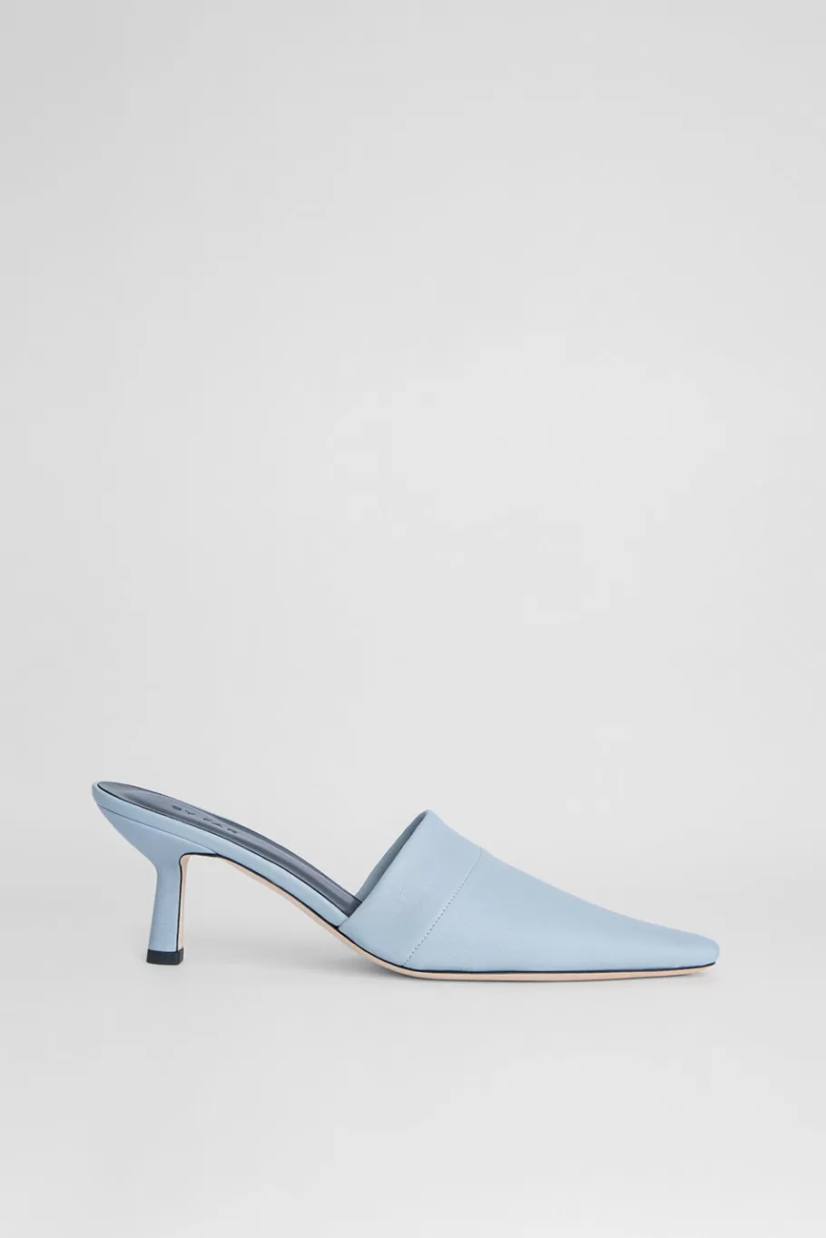 Fashion Cynthia Light Blue Stretch Leather Women Shoes