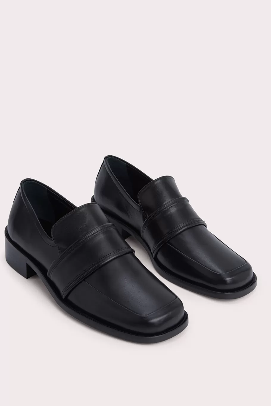 Outlet Cyril Black Nappa Leather Women Flats