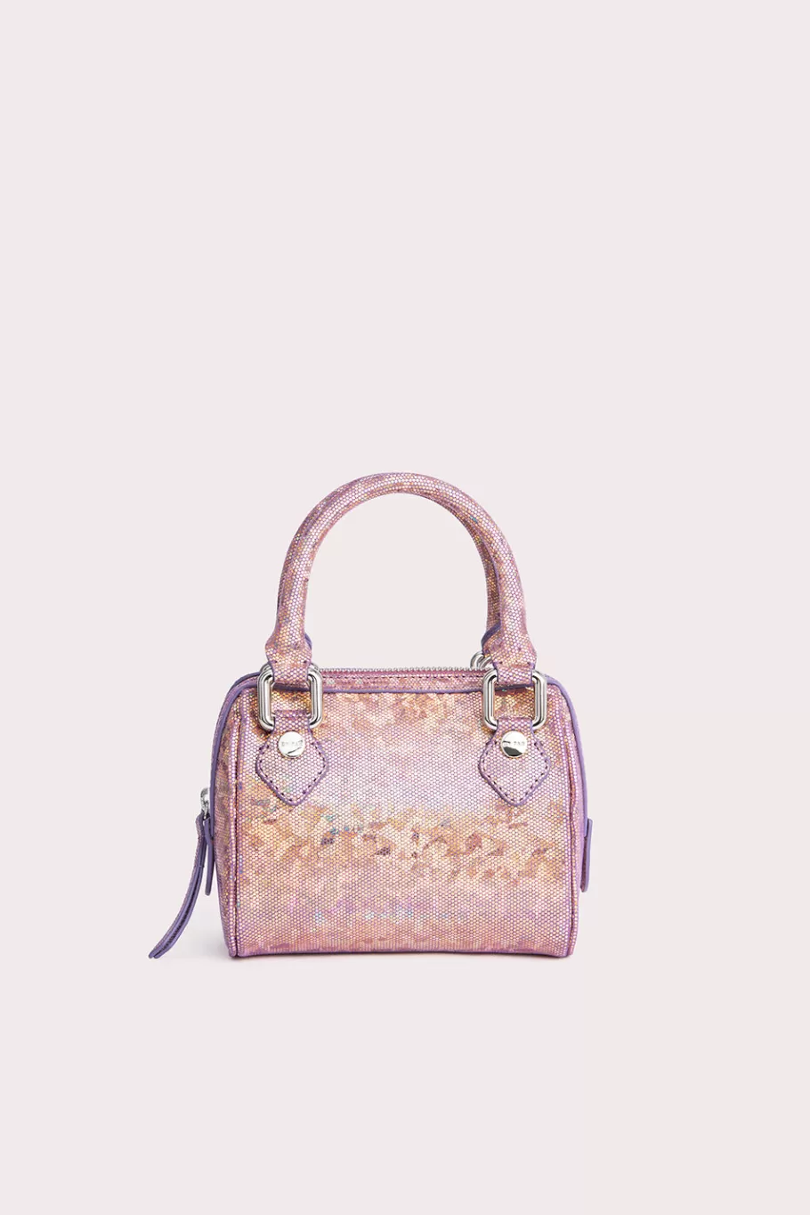 Best Sale Dora Disco Violet Hologram Leather Women Bags