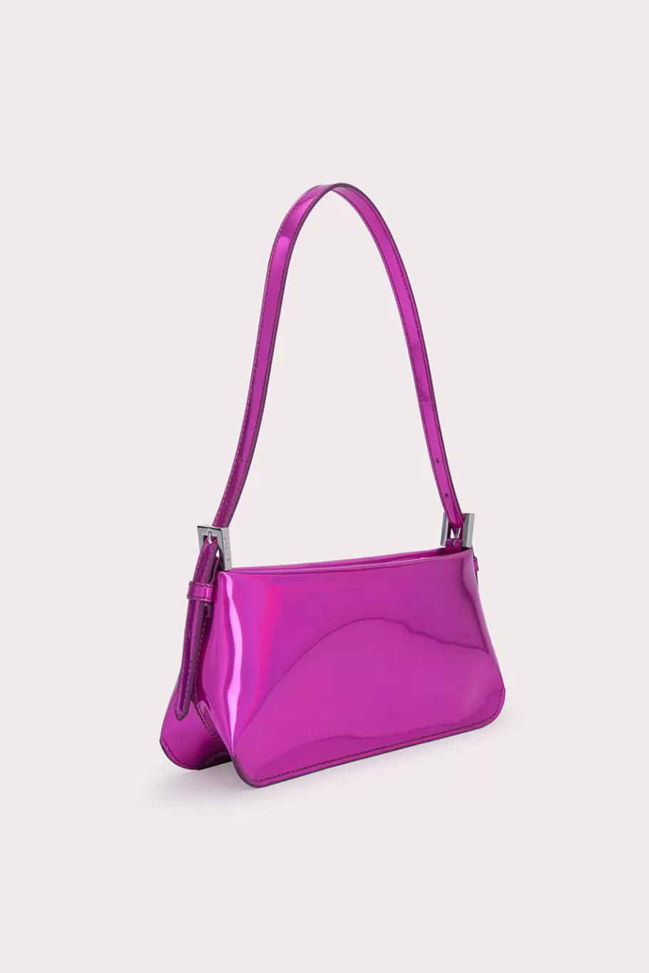 Shop Dulce Fuchsia Iridescent Lac Women Shoulder Bags