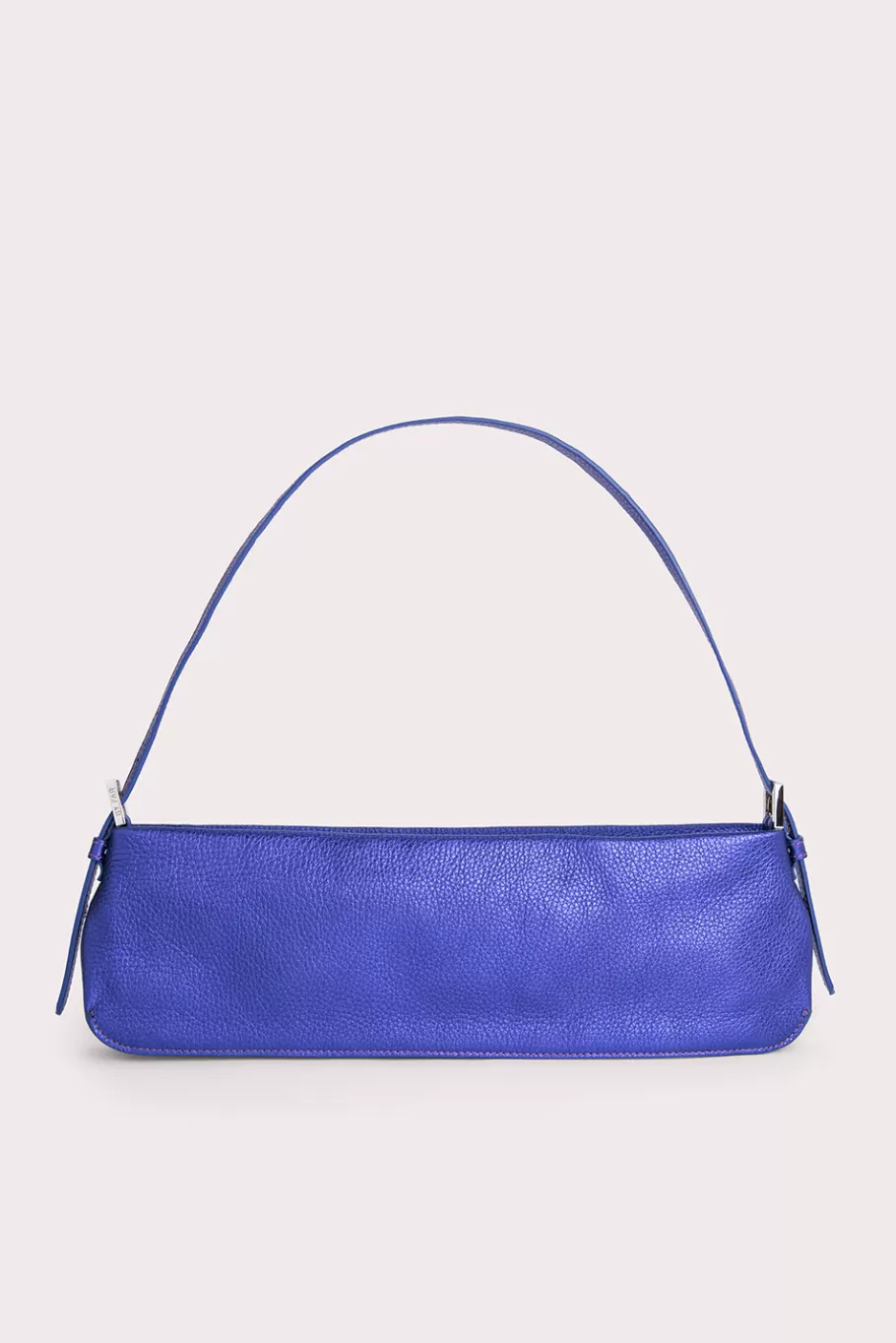 New Dulce Long Ultraviolet Metallic Grain Leather Women Bags