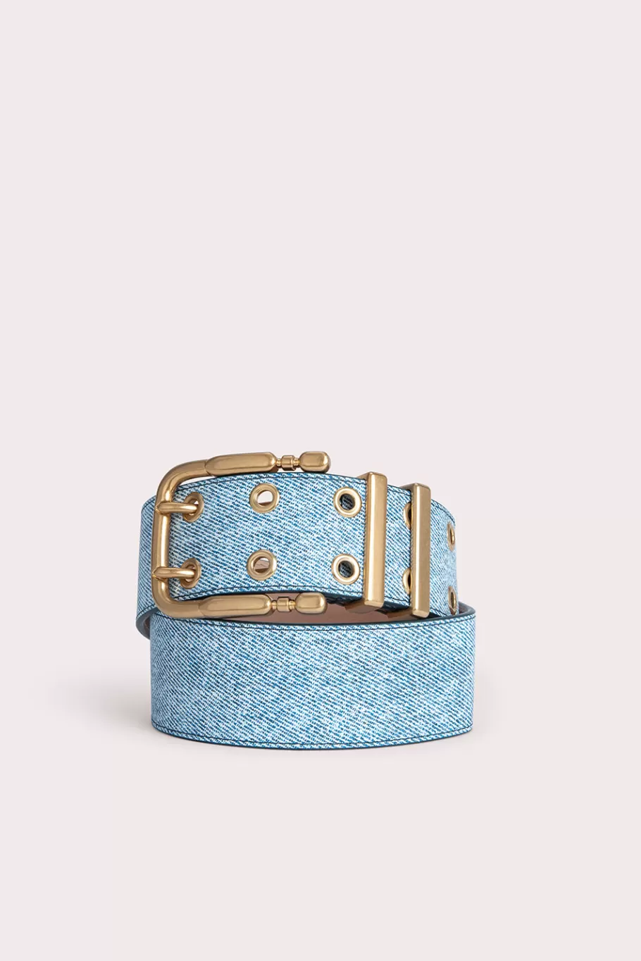 Clearance Duo Denim Leather Women Belts