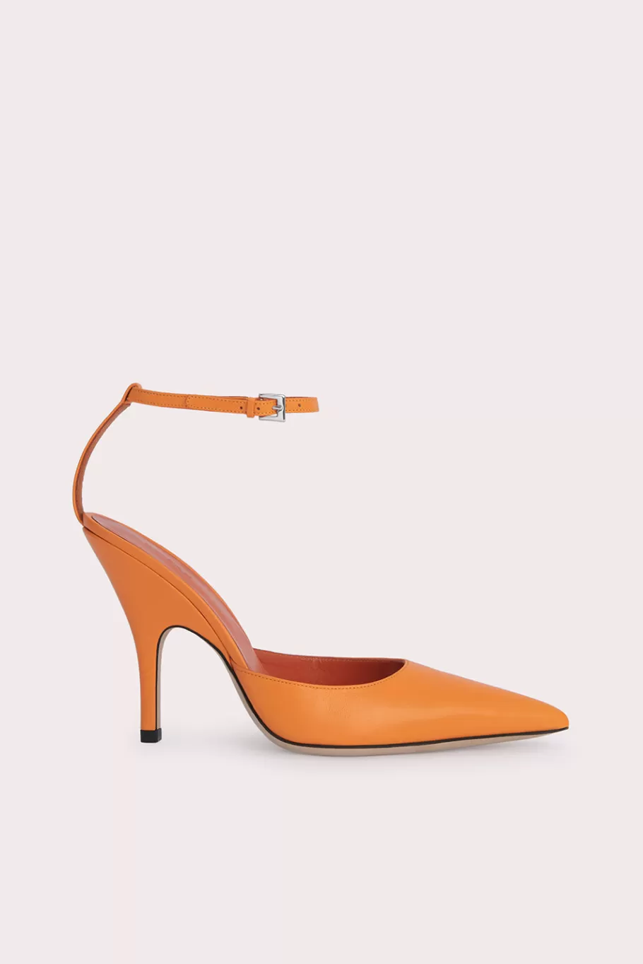 Shop Eliza Orange Nappa Leather Women Shoes