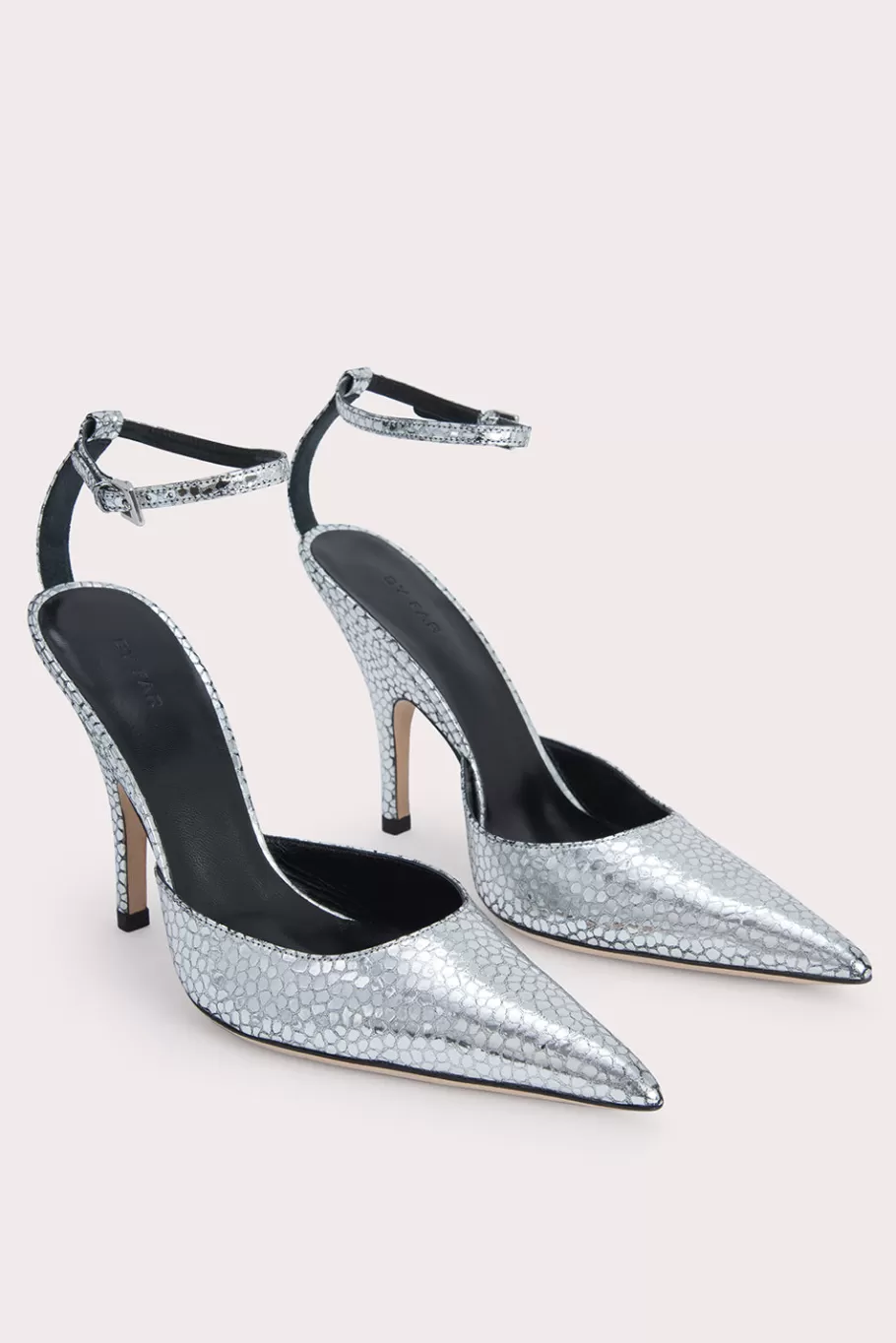 Shop Eliza Silver Flagstone Leather Women Shoes