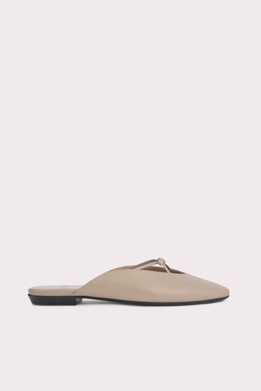 Cheap Finn Taupe Nappa Leather Women Flats