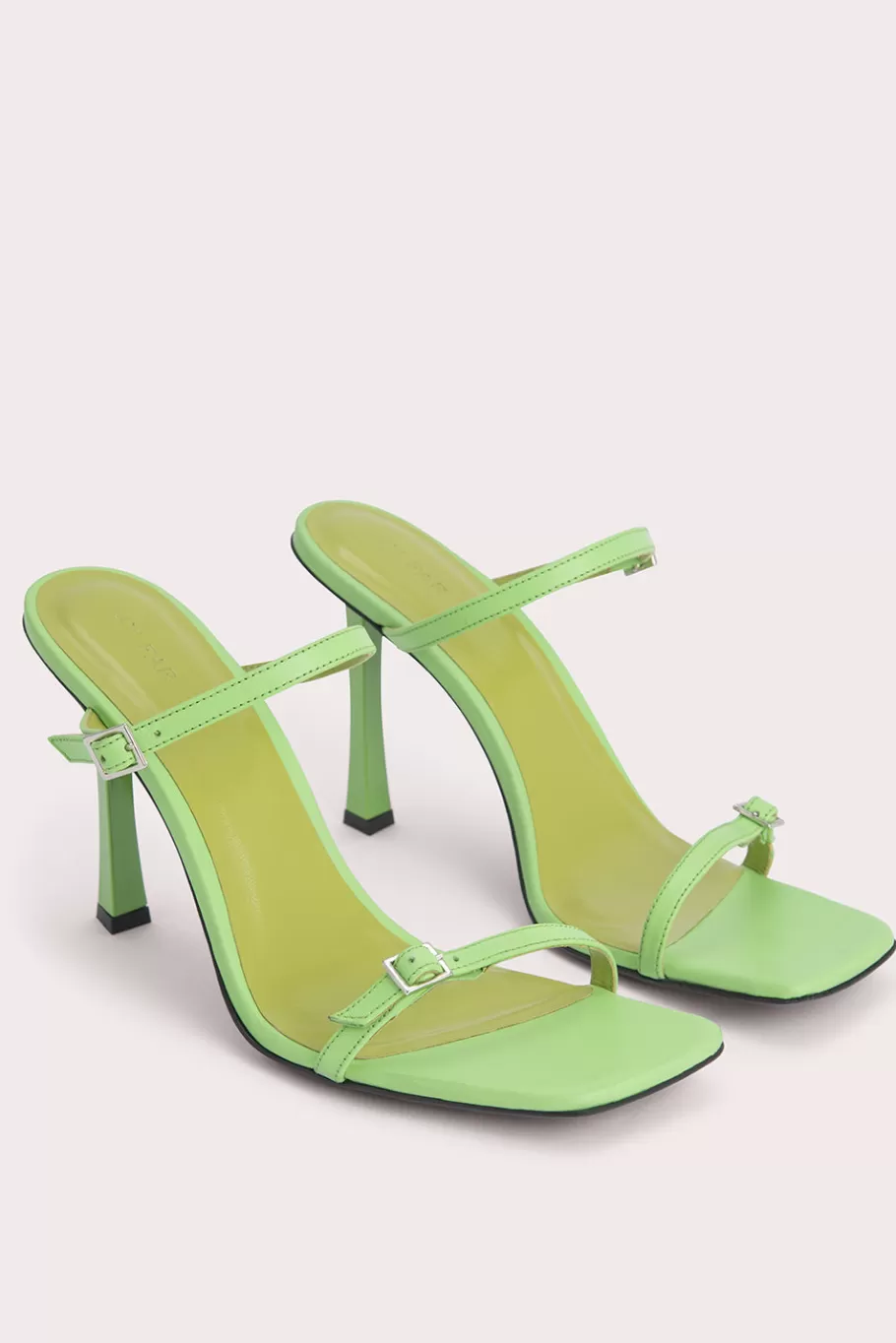 Hot Flick Fresh Green Nappa Leather Women Shoes