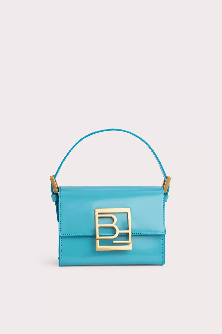 Fashion Fran Aquamarine Semi Patent Leather Women Bags