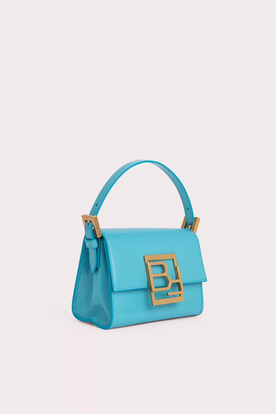 Fashion Fran Aquamarine Semi Patent Leather Women Bags