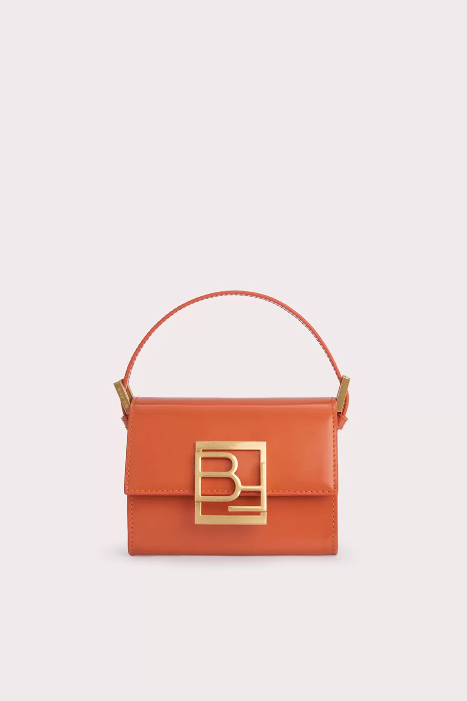 Online Fran Burnt Orange Semi Patent Leather Women Mini Bags