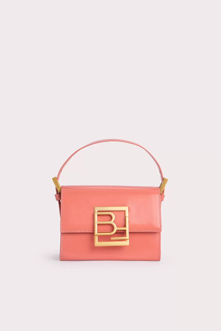 Best Fran Salmon Semi Patent Leather Women Bags