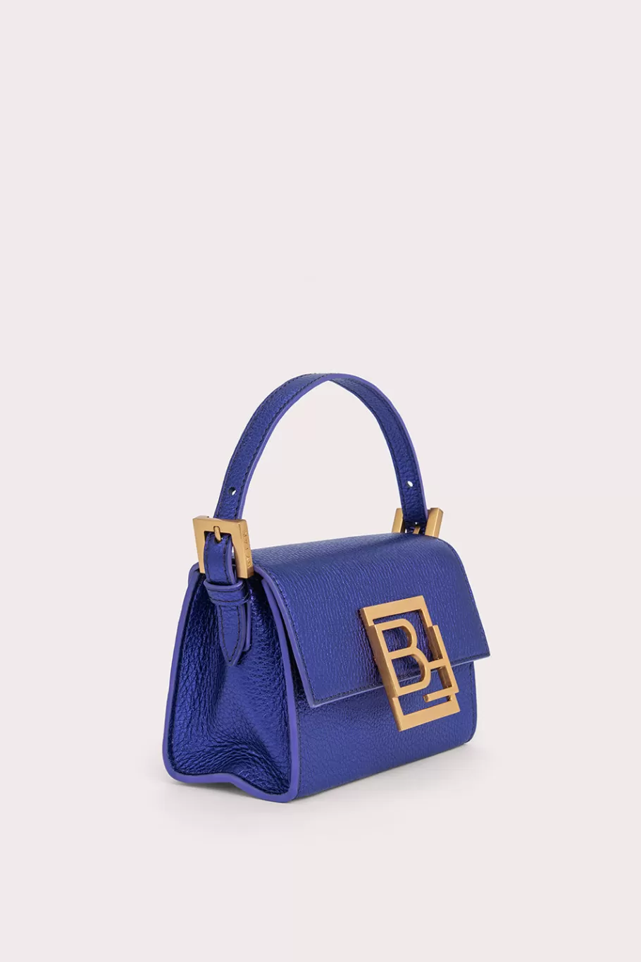 Fashion Fran Ultraviolet Metallic Grain Leather Women Bags