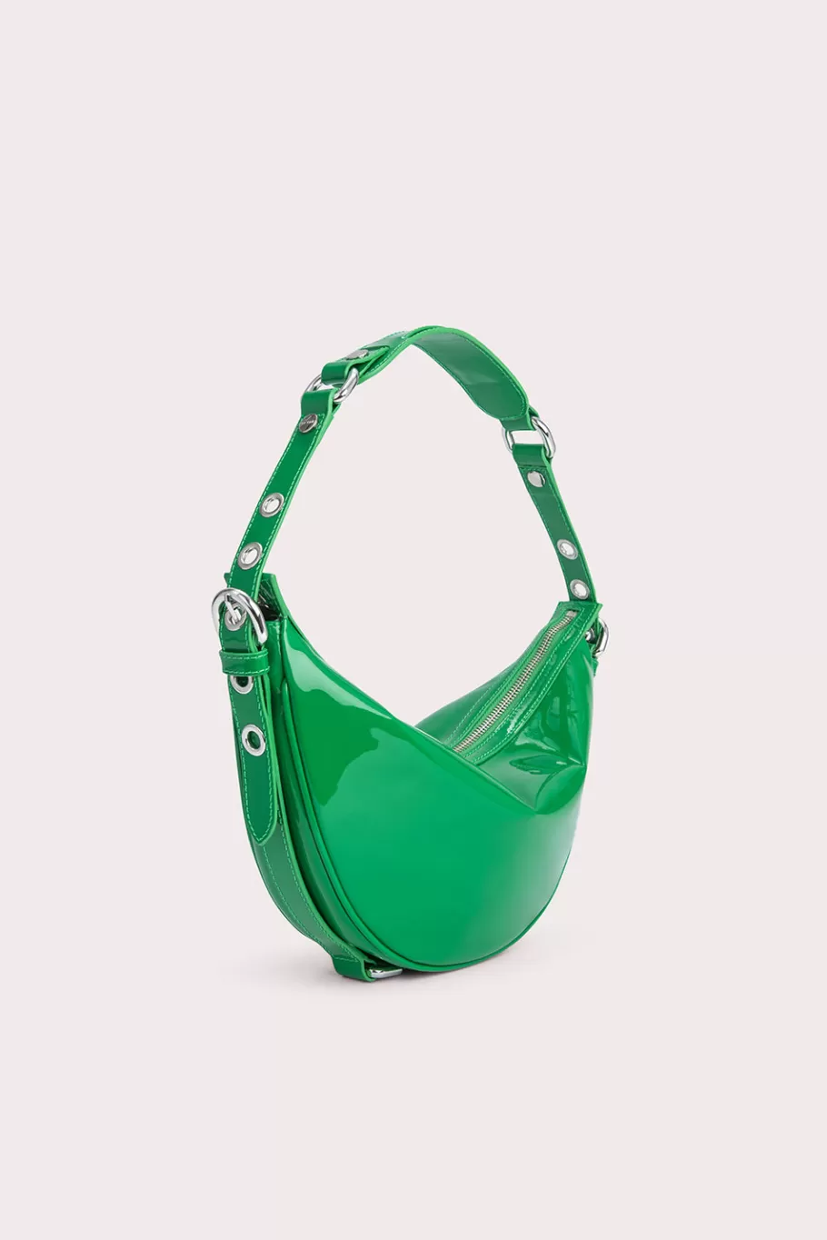 Clearance Gib Green Patent Leather Women Bags