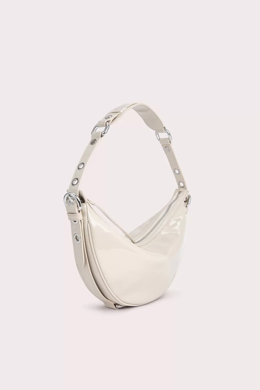 Online Gib Oatmilk Patent Leather Women Bags