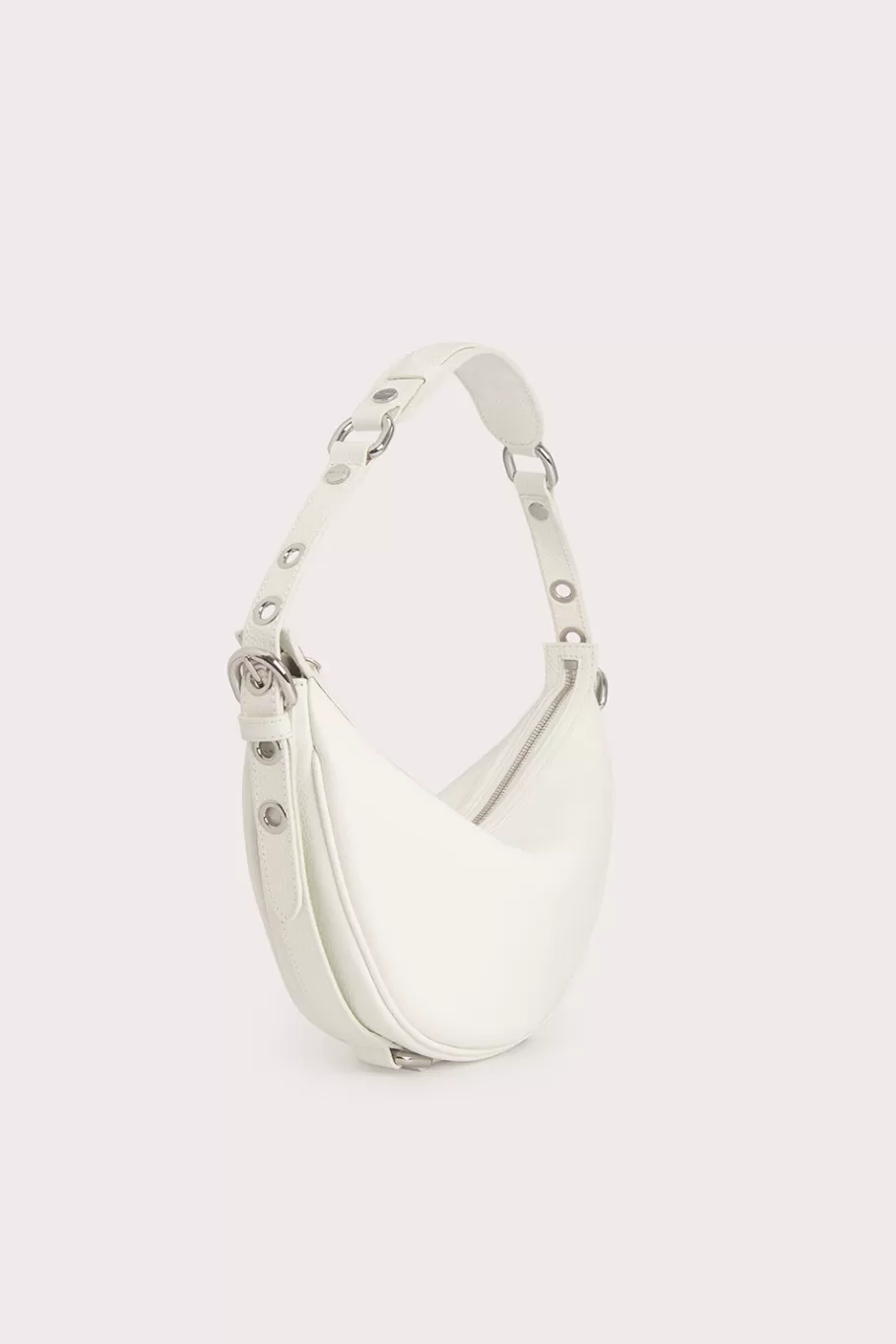 Fashion Gib White Small Grain Calf Leather Women Shoulder Bags