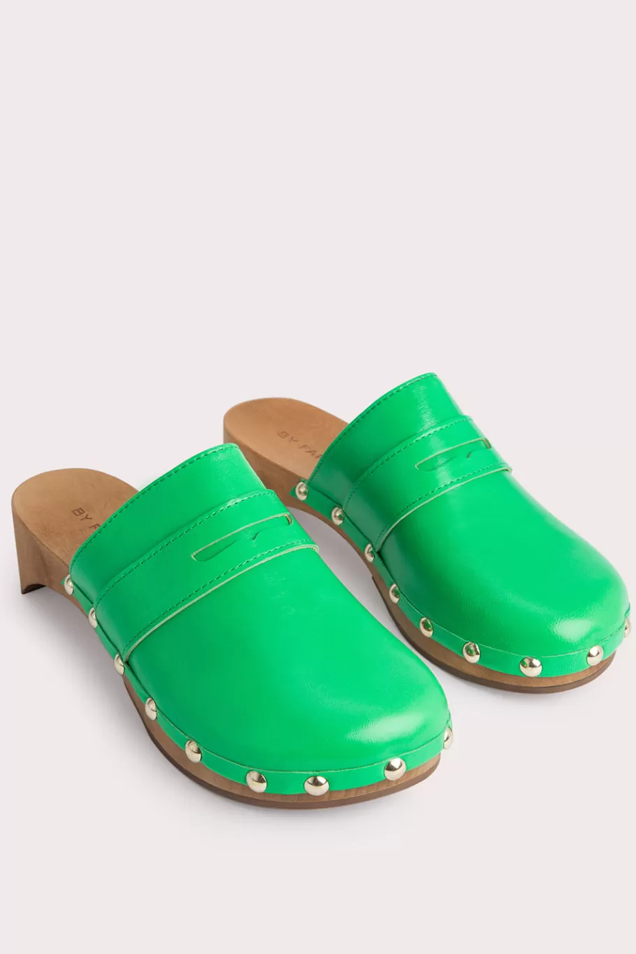 Best Sale Hans Super Green Gloss Leather Women Shoes