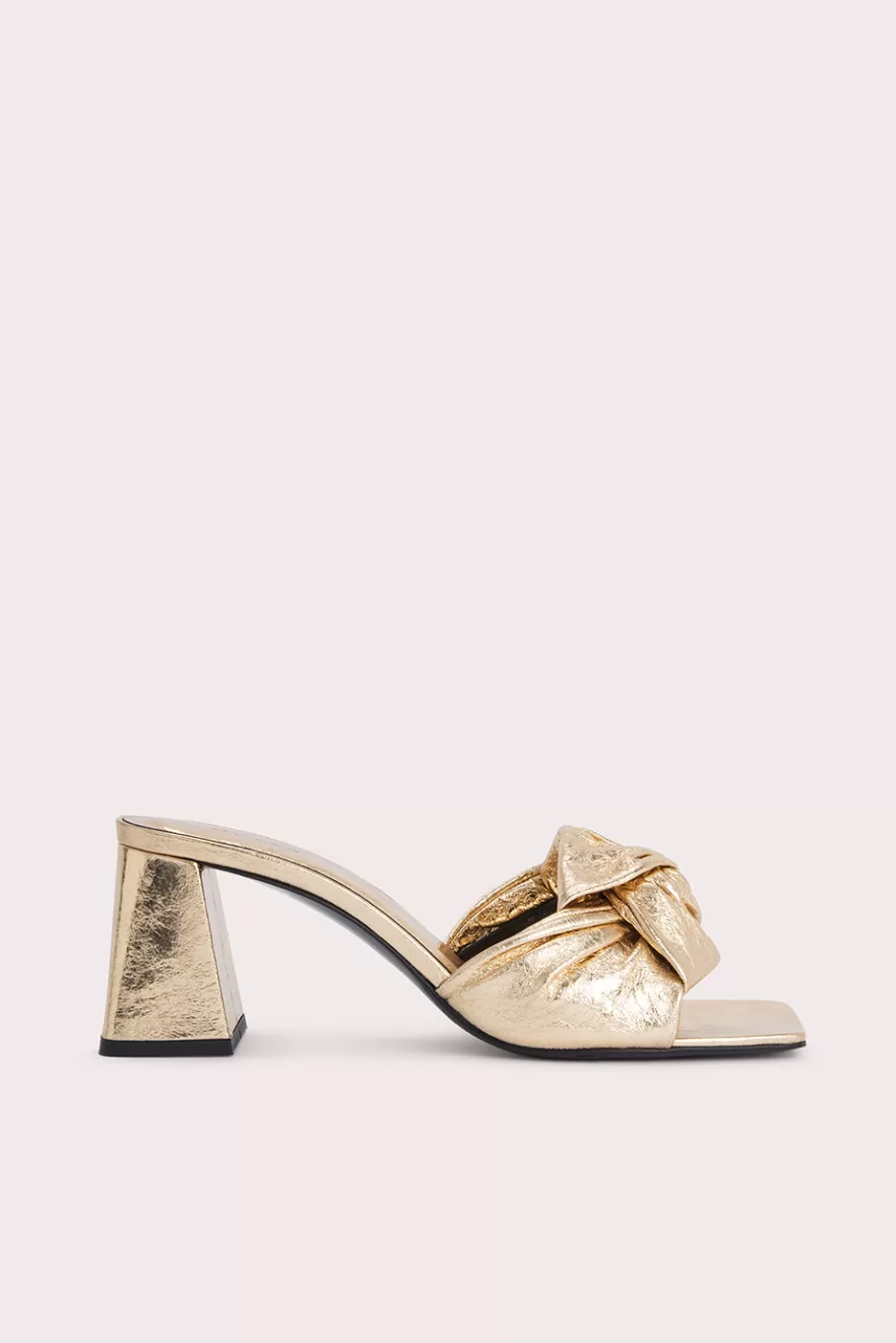 Hot Lamar Parchment Metallic Leather Women Shoes