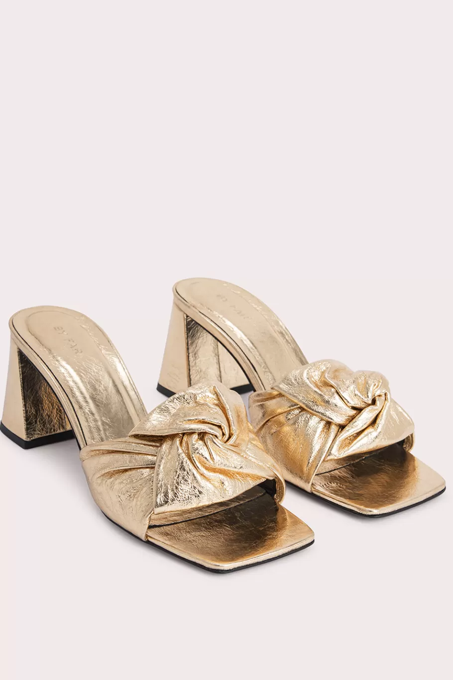 Hot Lamar Parchment Metallic Leather Women Shoes