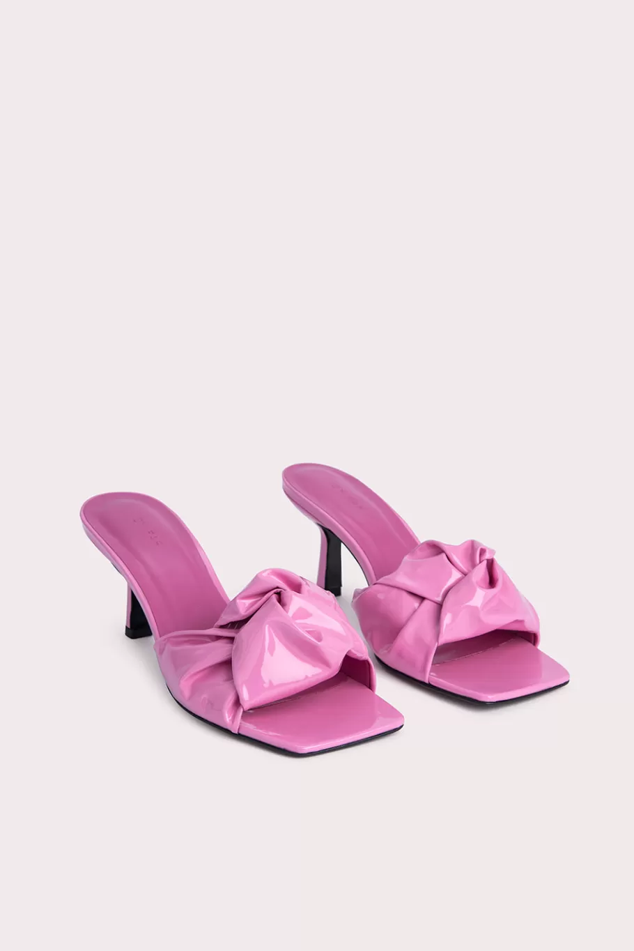 Clearance Lana Pink Patent Leather Women Shoes