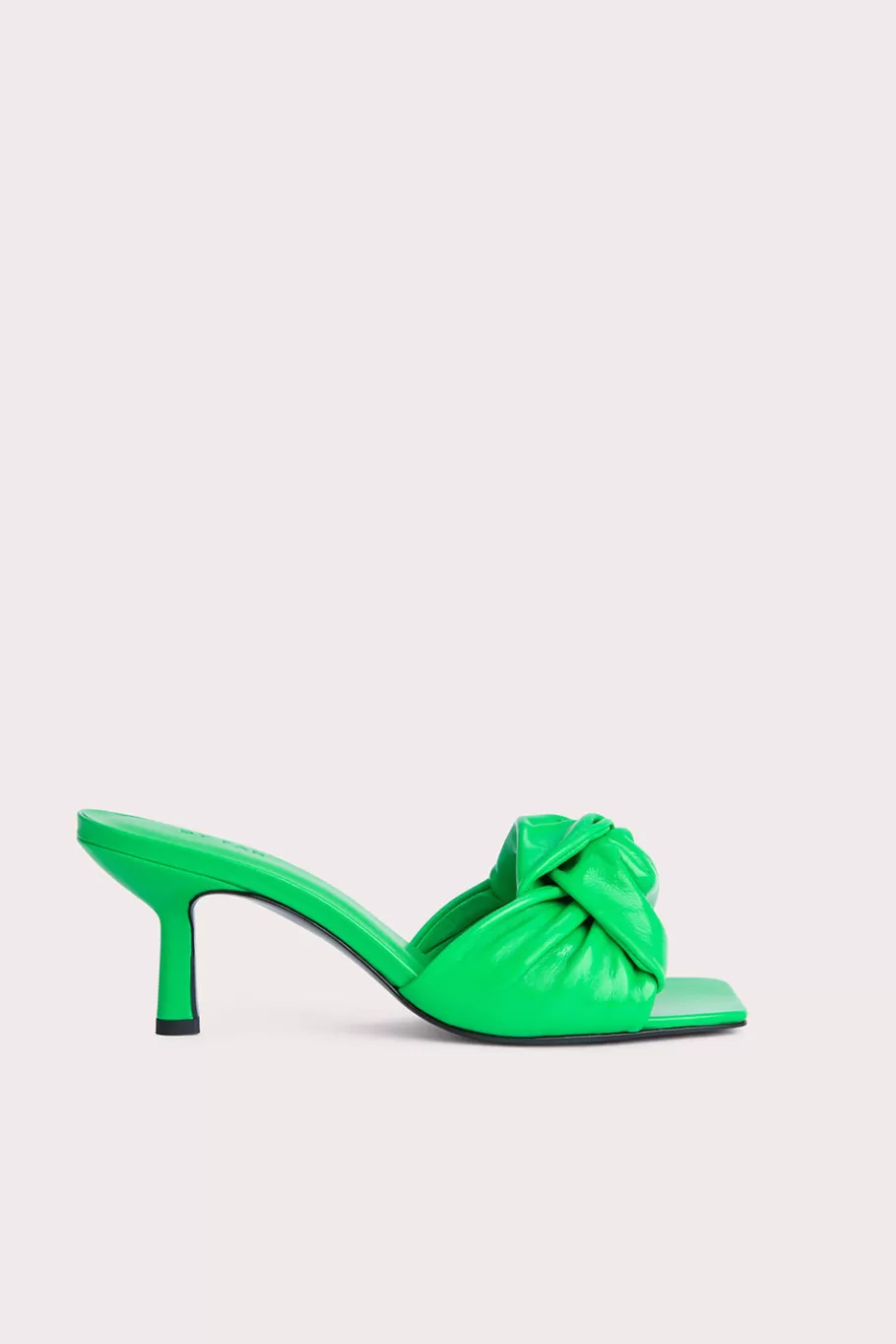 Fashion Lana Super Green Gloss Leather Women Shoes