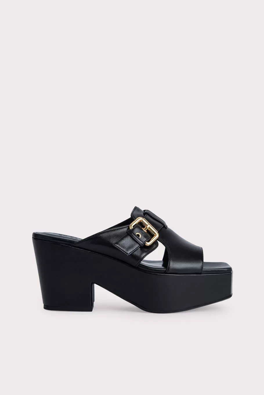 Outlet Lenka Black Gloss Leather Women Shoes