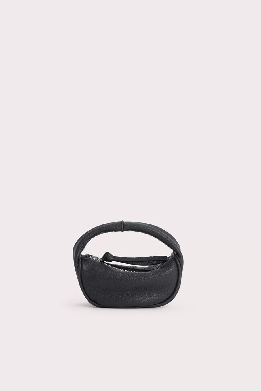 Discount Micro Cush Black Small Grain Calf Leather Women Mini Bags