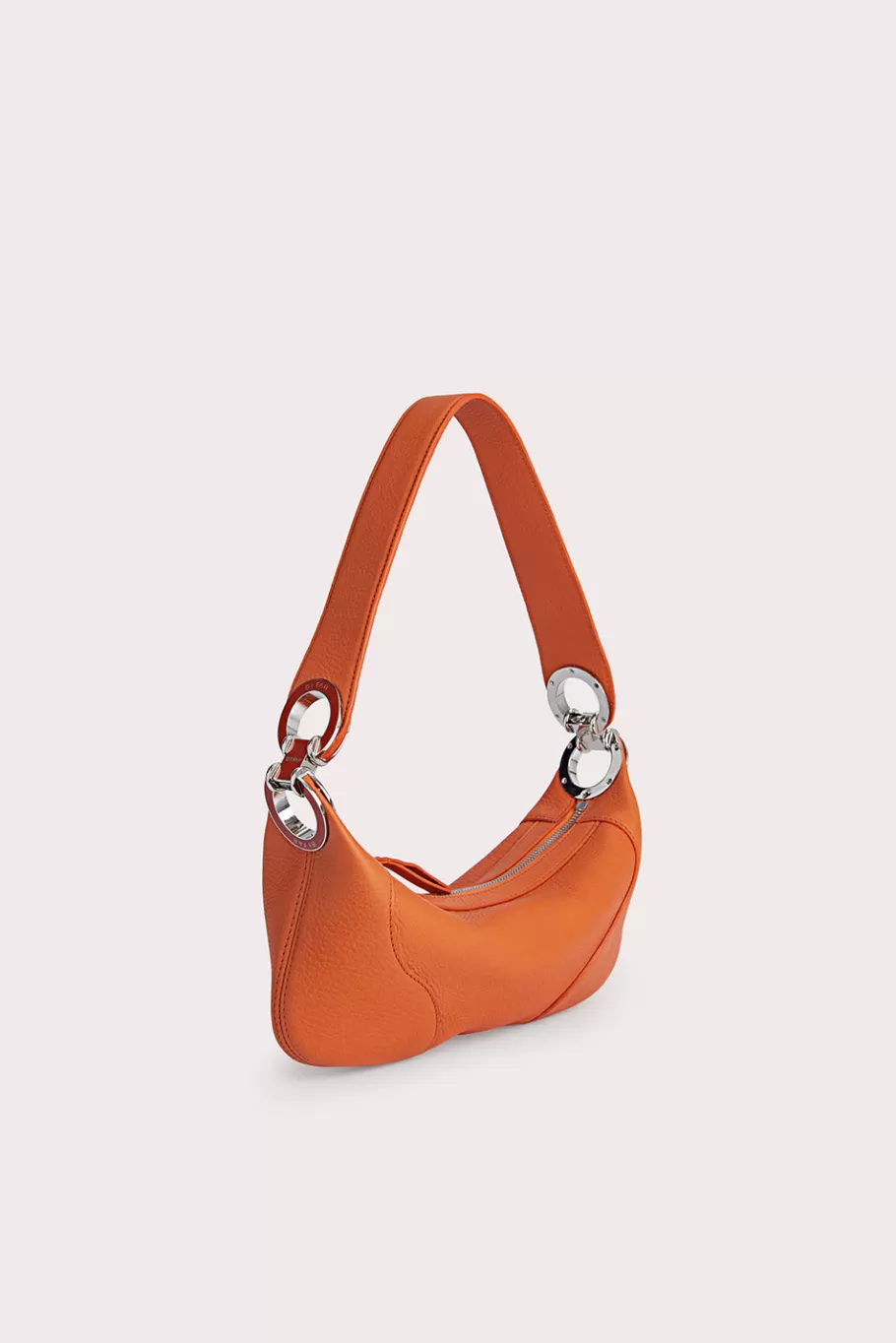 Hot Mini Amira Papaya Flat Grain Leather Women Bags