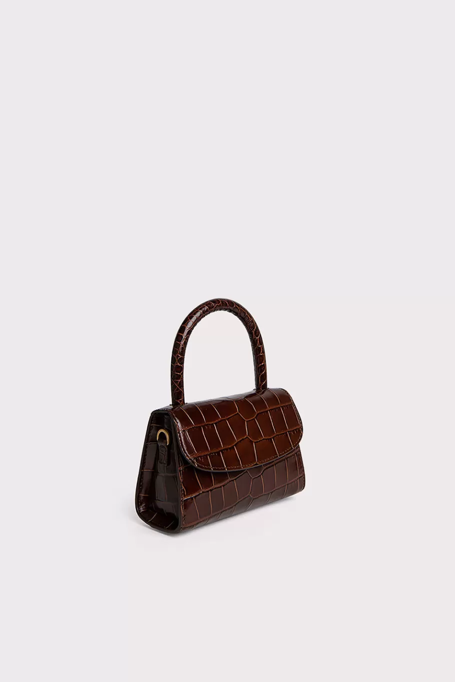 Best Mini Nutella Croco Embossed Leather Women Mini Bags