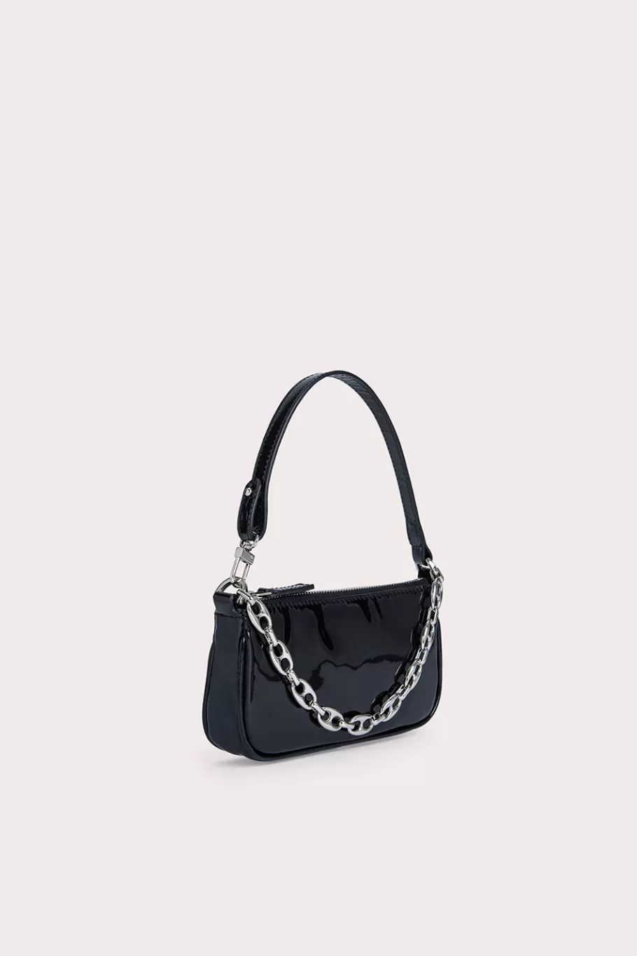 Outlet Mini Rachel Black Patent Leather Women Mini Bags