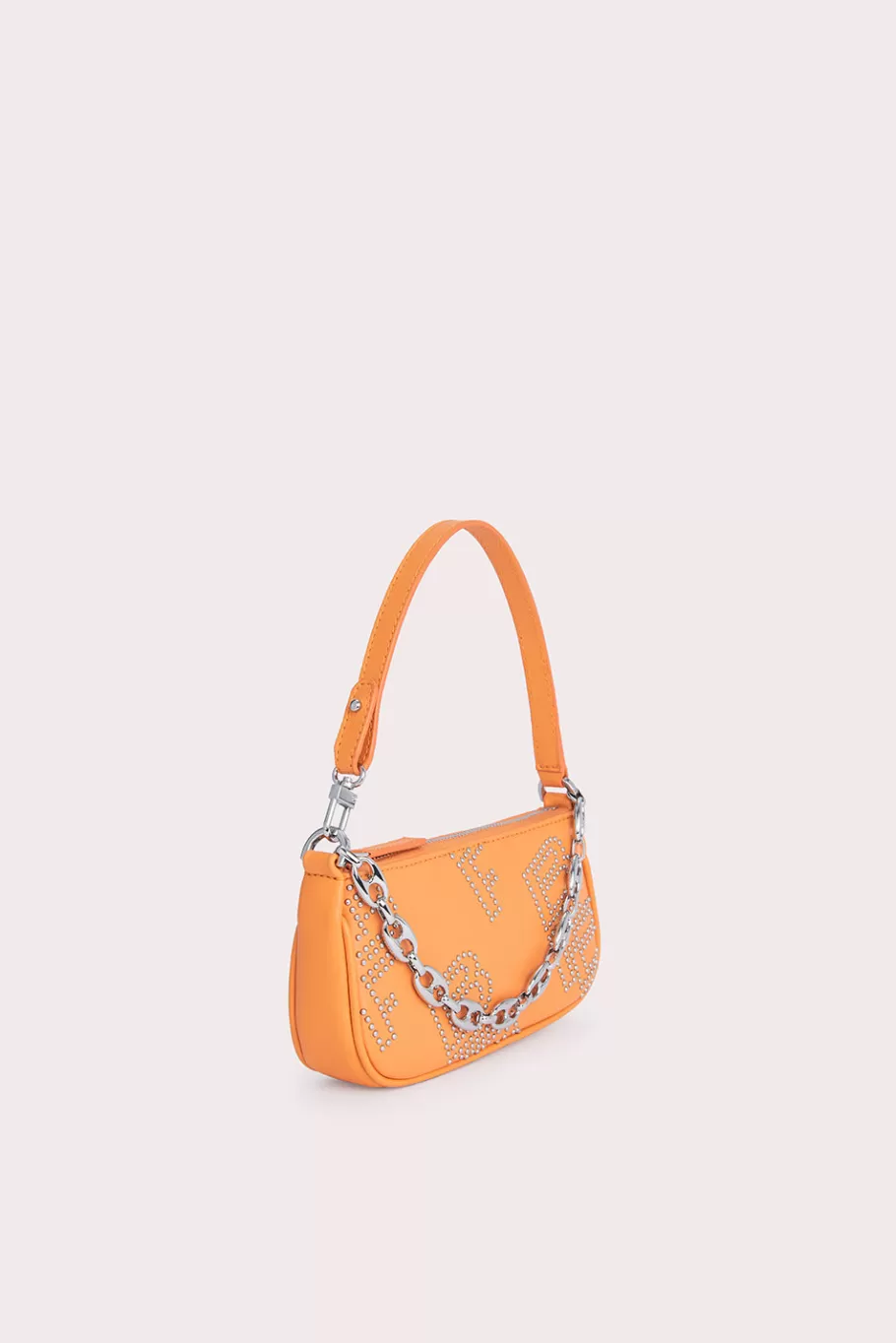 Shop Mini Rachel Tangerine Stud Leather Women Bags