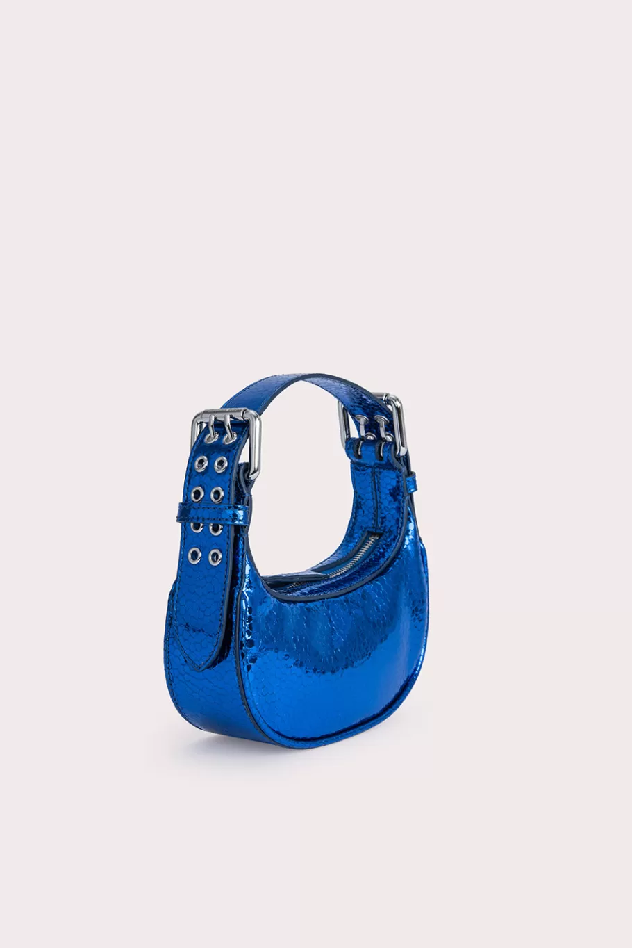 New Mini Soho Blue Flagstone Leather Women Bags