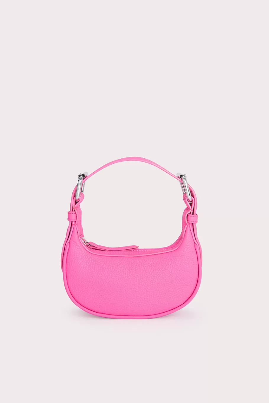 Hot Mini Soho Hot Pink Flat Grain Leather Women Bags