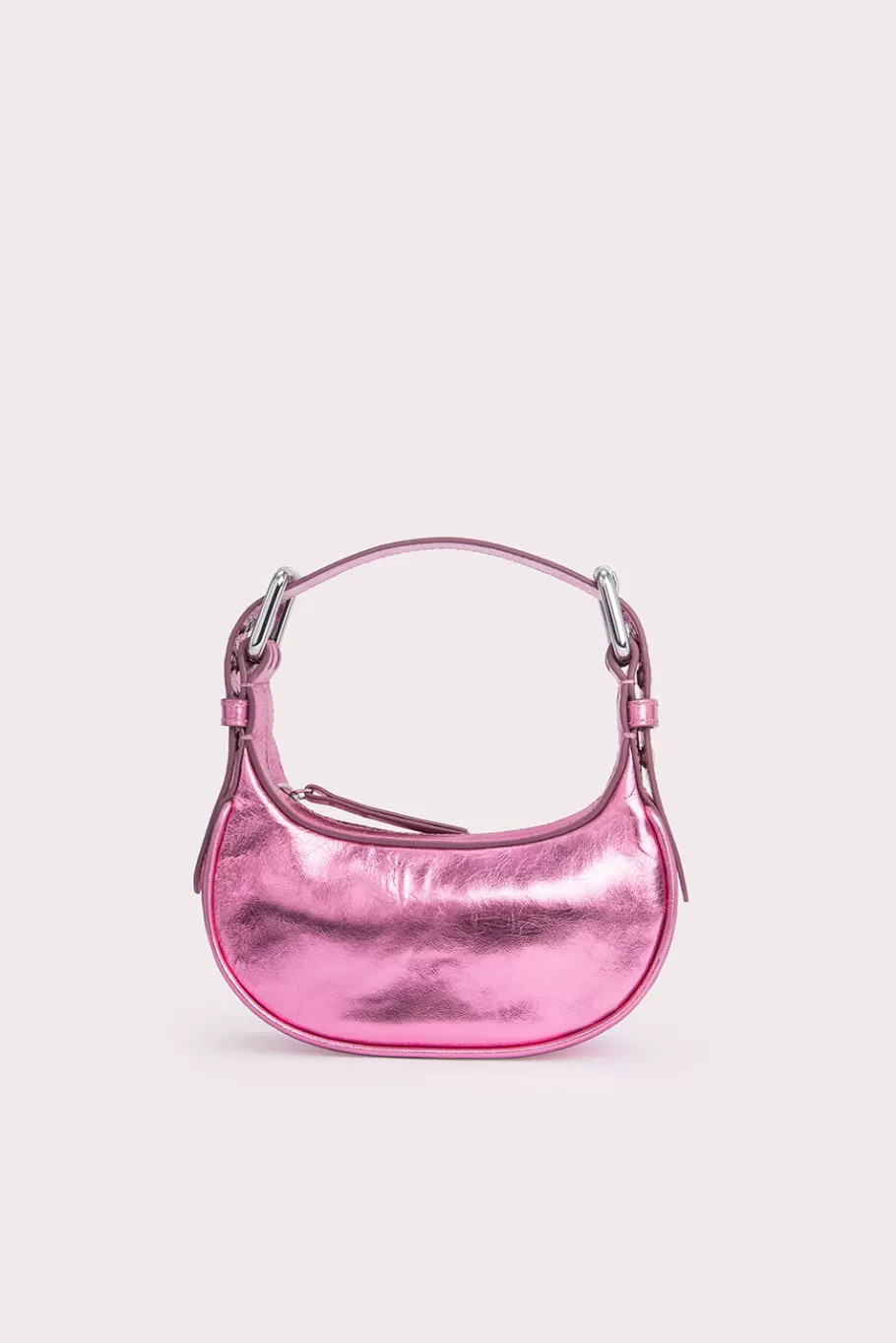 Online Mini Soho Lipstick Metallic Leather Women Bags