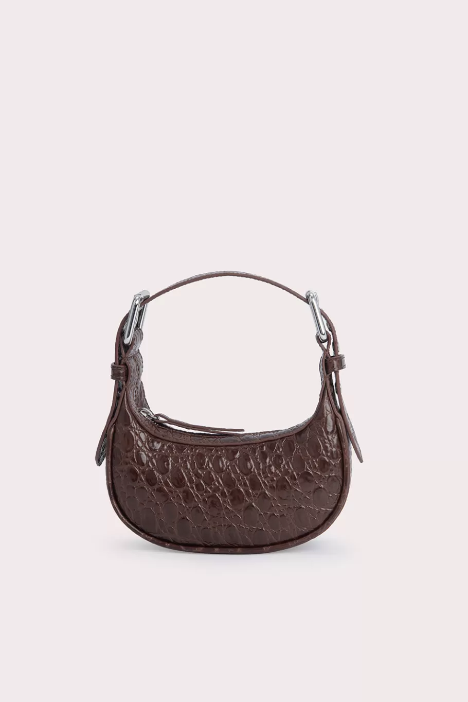 Cheap Mini Soho Sequoia Circular Croco Embossed Leather Women Mini Bags